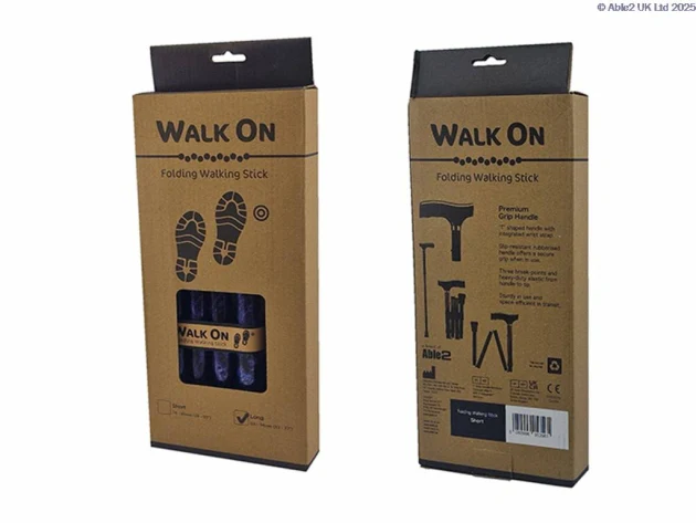 Walk-On Adjustable Folding Walking Stick - Image 5